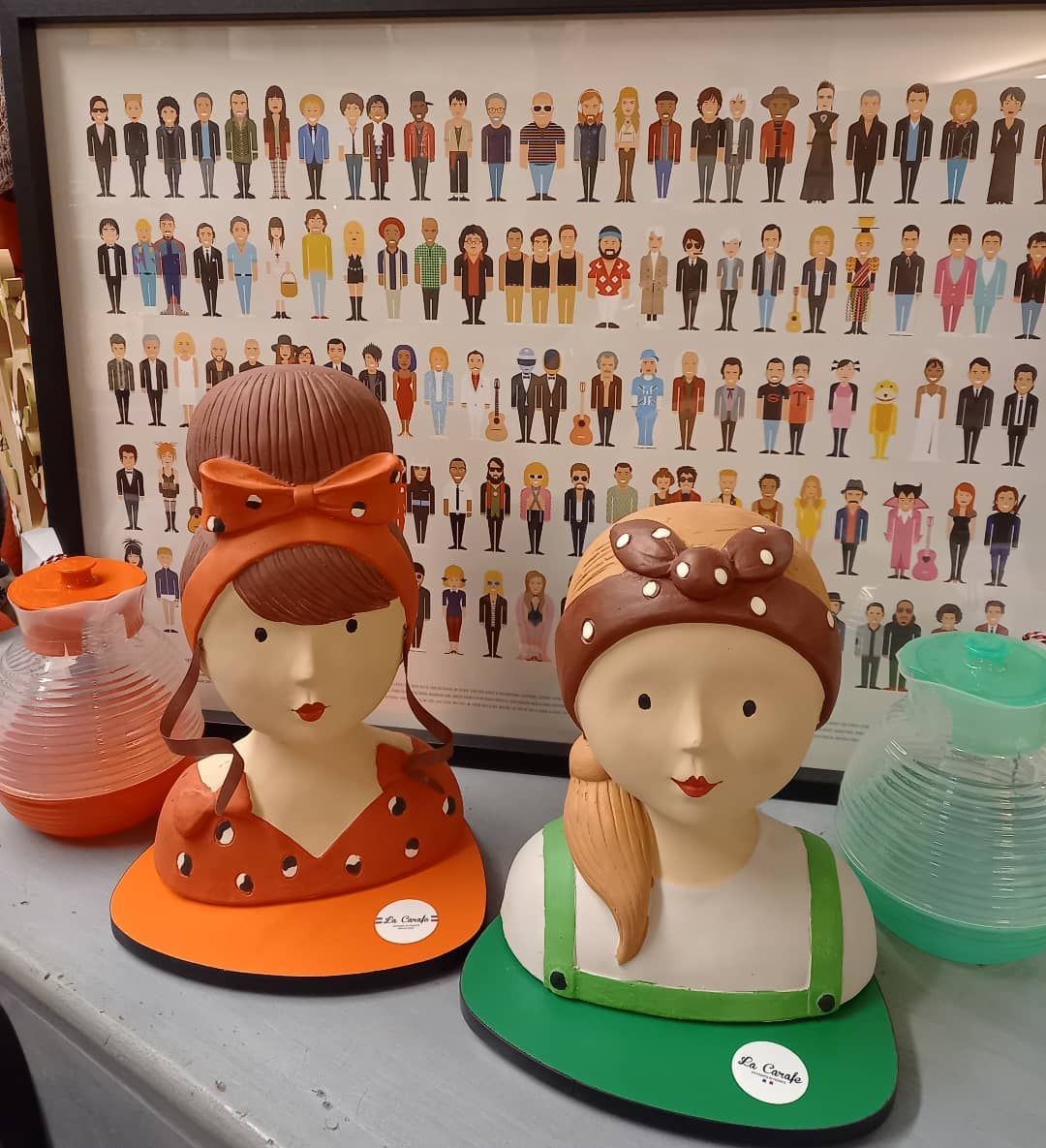 Photo by CapucinePérigueux in Périgueux, France with @lacarafe.officiel, @lamajoretteamoustache, and @badencollection. May be an image of 2 people.