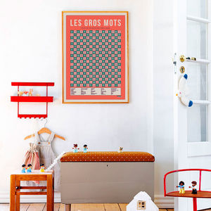 Photo by LA MAJORETTE À MOUSTACHE on May 25, 2021. May be an image of indoor and text that says 'LES GROS MOTS'.