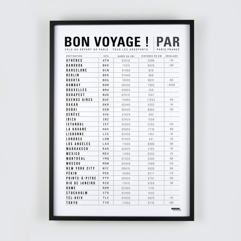 Bon voyage !