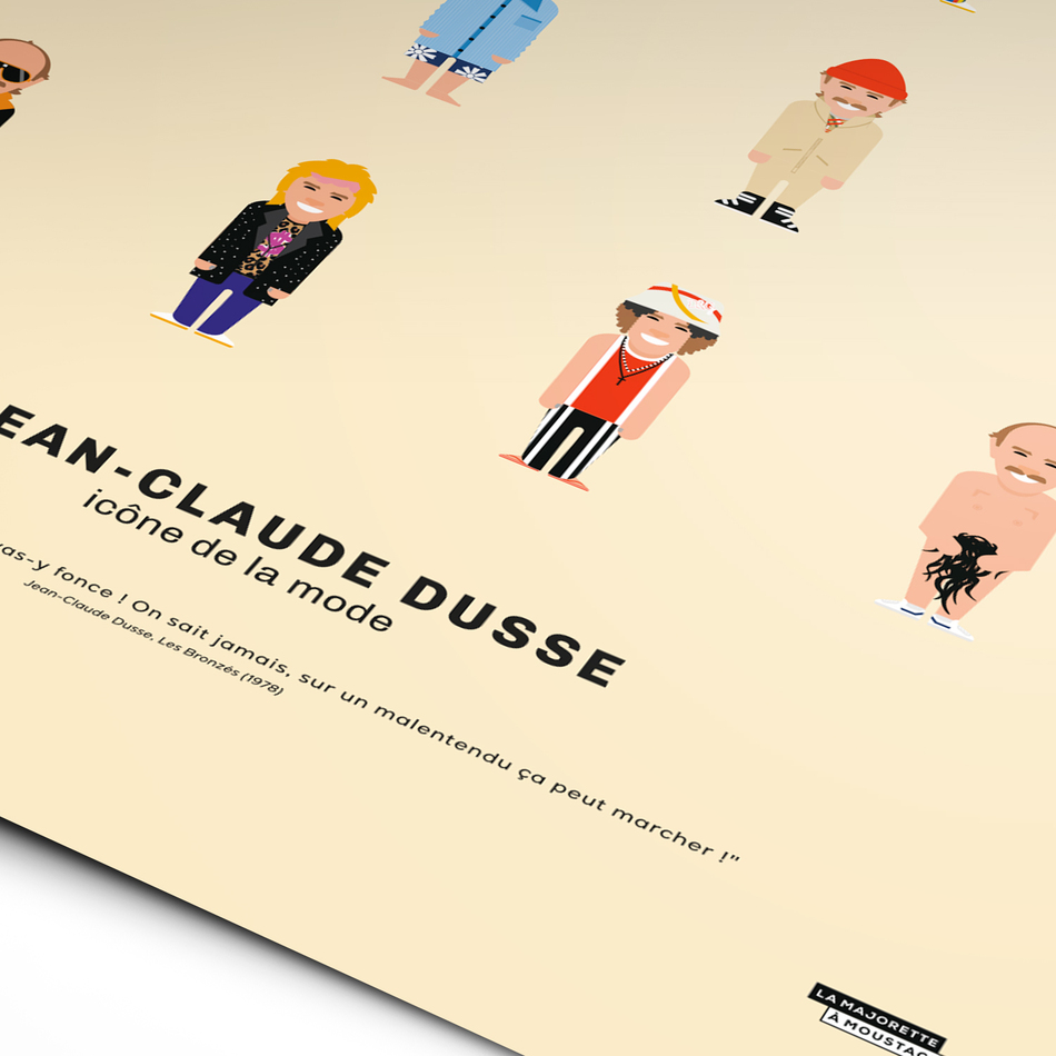 Jean-Claude Dusse, icône de la mode