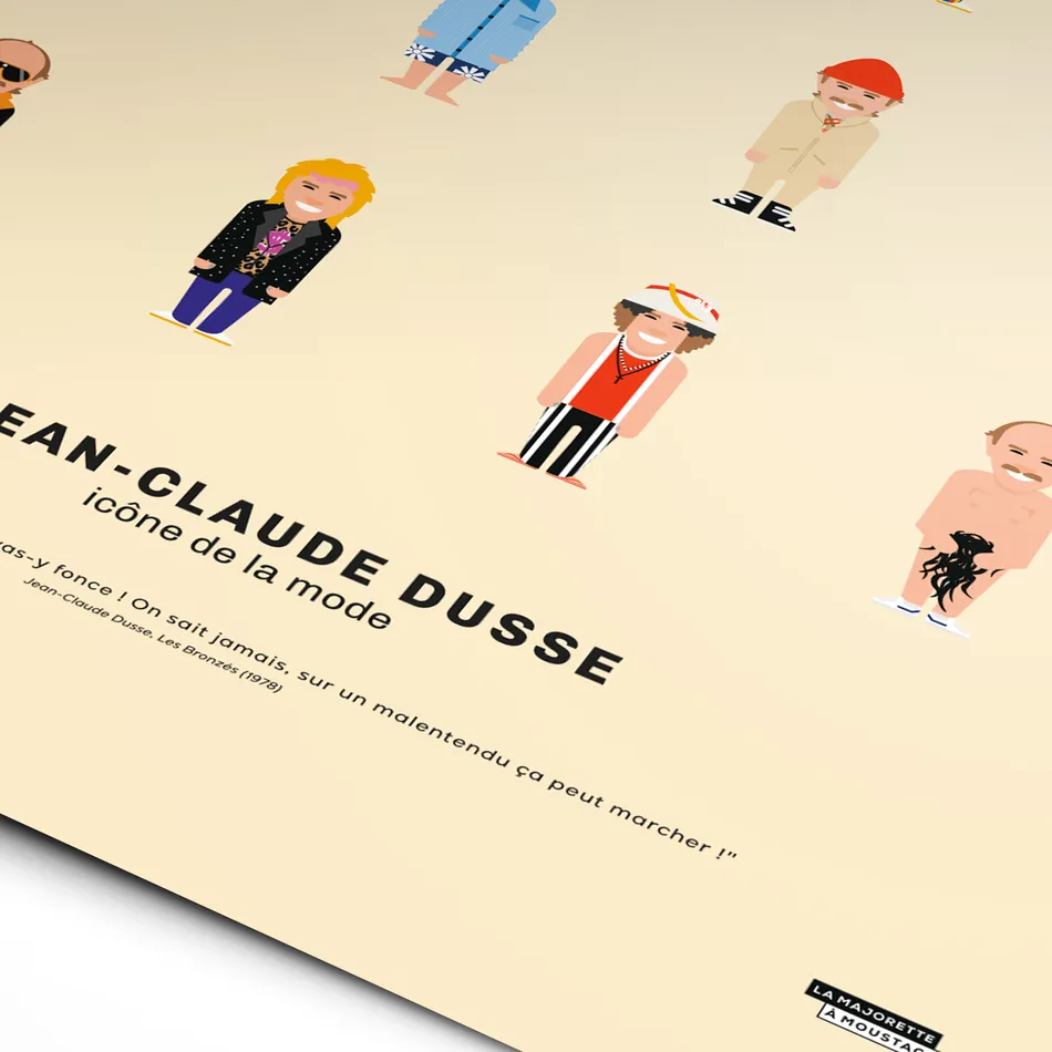 Jean-Claude Dusse, icône de la mode