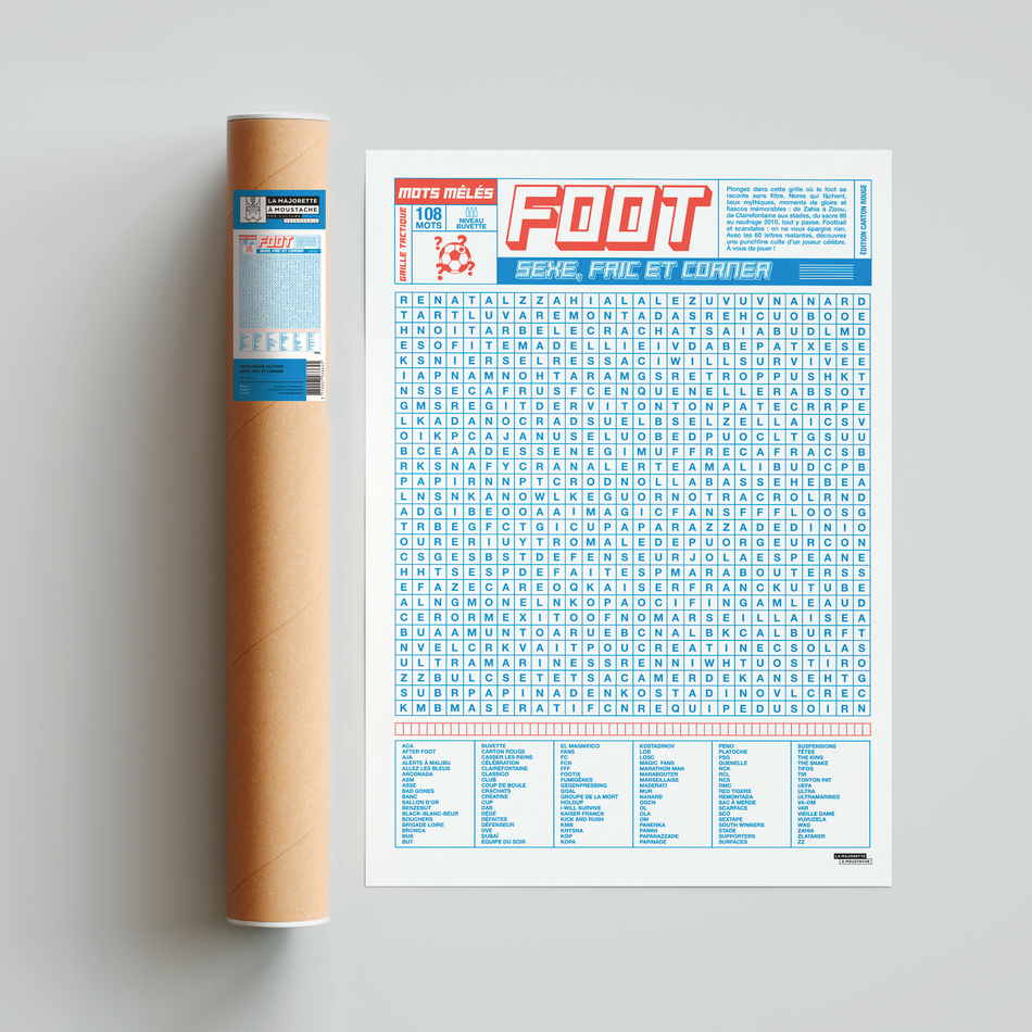 Mots mêlés du foot